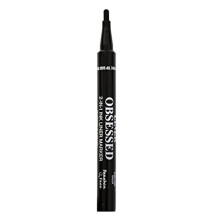 Palladio 2 in 1 Eye Liner Marker Water Resistant Paddle Tip Liner Bold Black Eyeliner Marker Pen Thick or Thin Line Quick Drying 14 Hour All