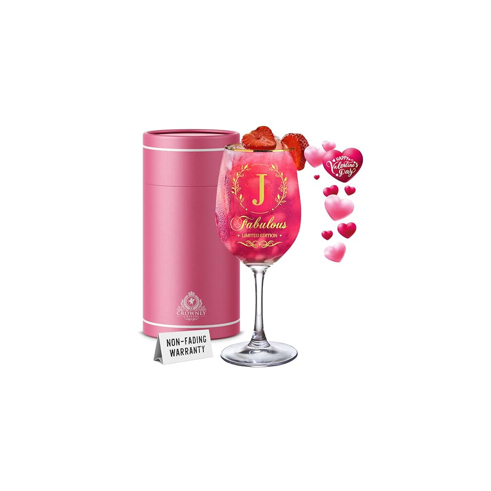 CROWNLY CRYSTAL Personalised Gifts for Women Birthday Presents for Women Wine Gifts for Women Thank You Gifts for Women Thinking of You Gifts for