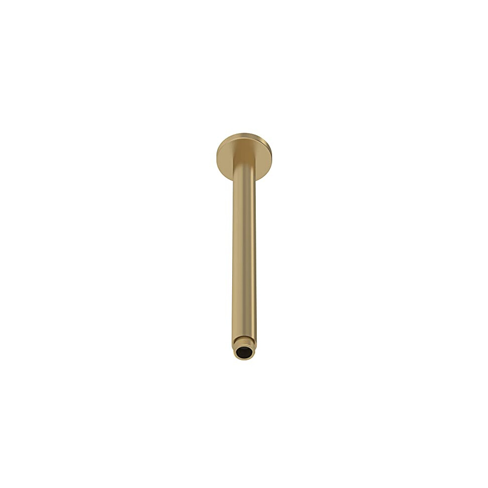 Nuie Showers Ceiling Mounted Round Shower Arm 380Mm (Br Brass). - Image 7