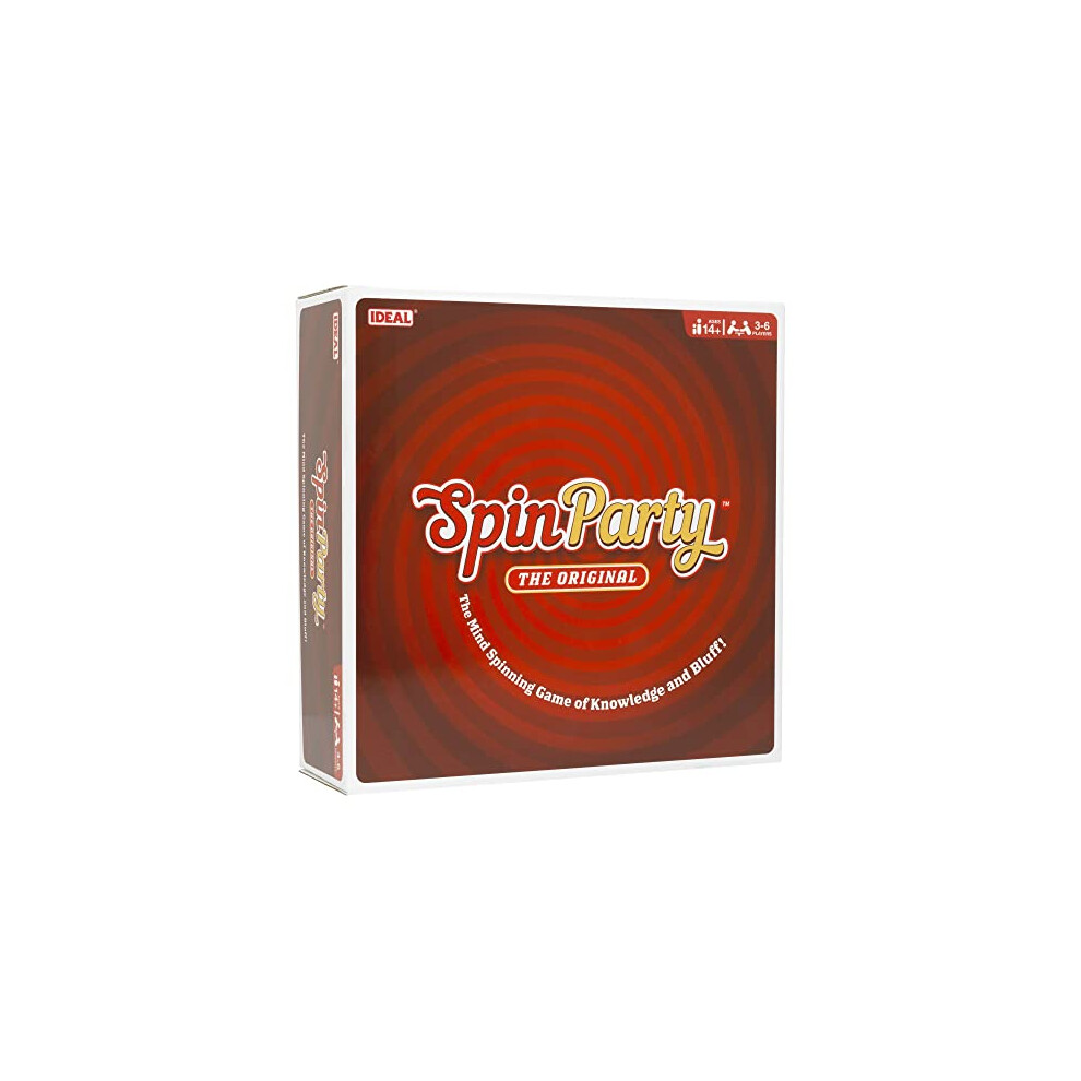 Ideal | Spin Party: The Mind Spinning Game Of Knowledge And Bluff! | Family Games | For 3-6 Players | Ages 14+