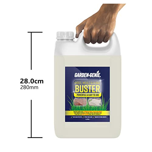 Moss, Mould & Algae Buster | Powerful Outdoor Treatment, 5 Litre 2