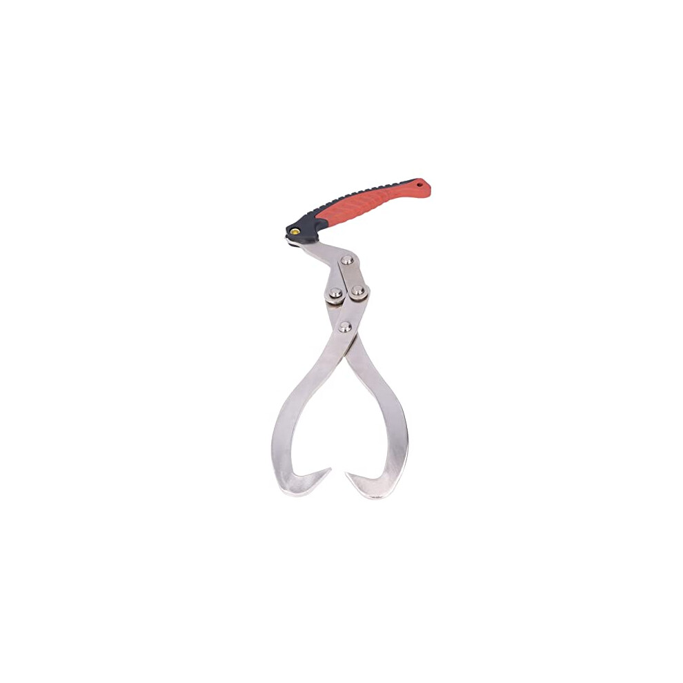 Log Tongs, 43Cm / 16.9In Heavy Duty Logging Skidding Tongs, Portable Professional Log Lifting Tongs With Non-Slip Handle For Lumber And Log 7593558299024
