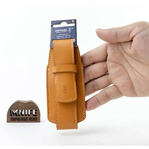 Opinel Leather Sheath - Chic Brown (2018) 2