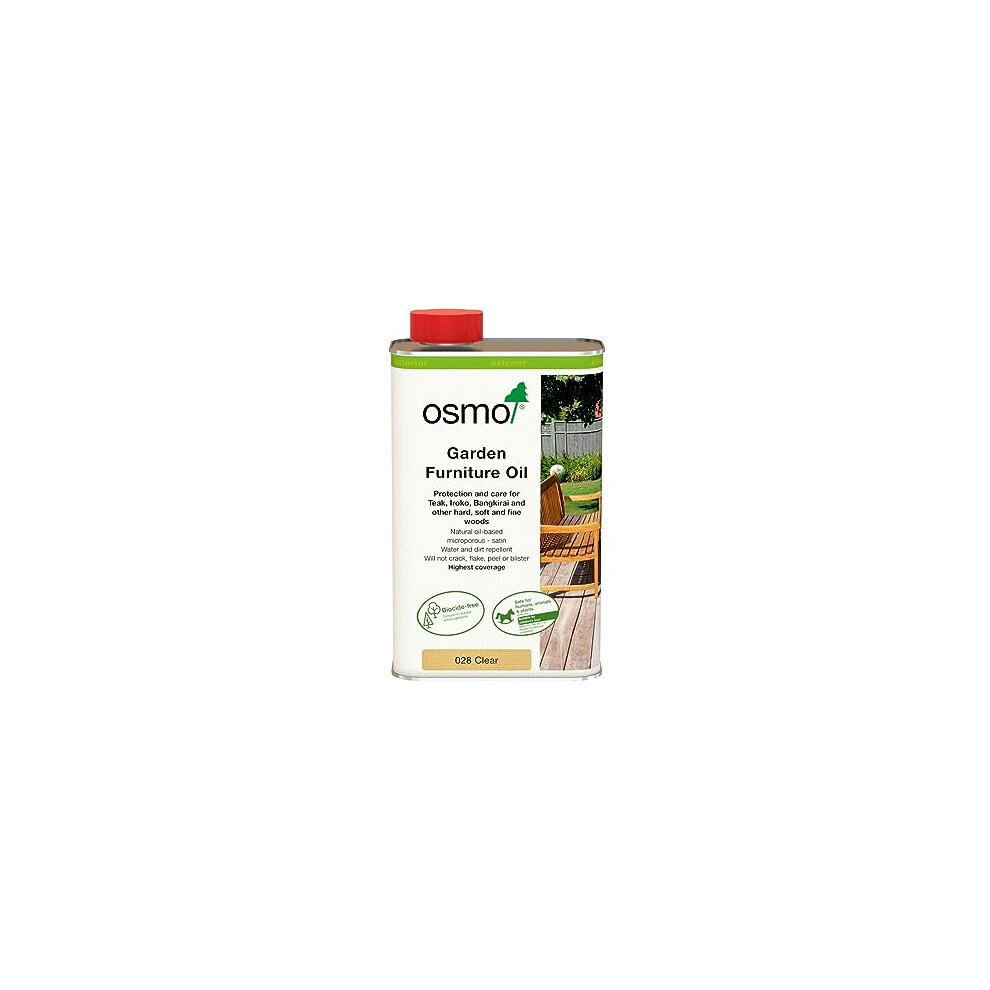 Garden Furniture Oil Clear Satin 028 1 Litre