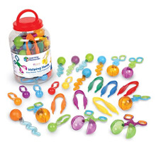 Helping Hands Fine Motor Tools Classroom Set, Toddler Learning Toys, Teacher Resources for Classroom, Sensory Toys for Toddlers, 24-Piece Ages 3+