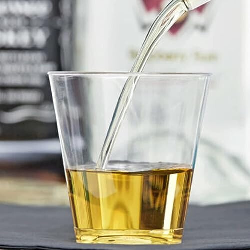 Pack of 50 Plastic Shot Glasses - Multi Use Crystal Clear Sampling Cups 50ml 1