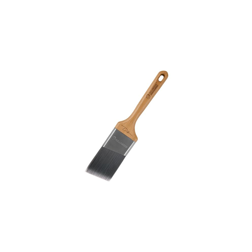 Rollingdog Angled Cutting In Paint Brush - 2.5 Inch Trim Paint Brush,Wall Paint Brushes, Easy To Clean Soft Filament