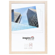 OSLO A3 (30x42cm) Natural Wood Effect Picture Poster Photo Frame Plexi (Non-Glass) OSLA3NG