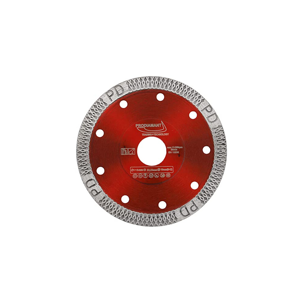 Premium Diamond Tile Wheel Ã¸ 4.5 Inch F993 For Tile And Porcelain Stoneware 115 Mm X 22.23 Mm Extra Thin Cutting Disc 4250924406778