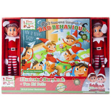 Elves Behavin' Badly, Elfie's Illustrated Storybook of Bad Behaviour - 24 Colouring Pages - Elfie and Elvie Dolls