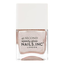 Nails 45 Second Speedy Gloss Keeping It Real In Kensington 14ml, Shimmery Pink Nail Polish
