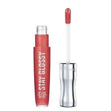 Rimmel Stay Glossy Lip Gloss - Niet-Plakkerige en Lichte Formule voor Kleur en Glans - 640 All Day Seduction, .18oz