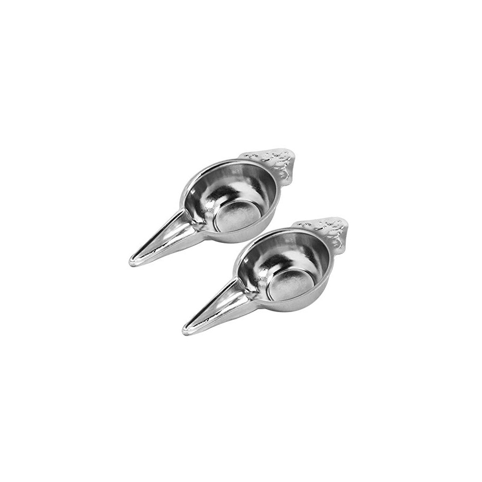 Stainless Steel Baby Feeder Spoon for Baby | Food Feeder Bonda | Baby Feeding Spoon | Paladai for New Born Pack of 2 15ML Each, Silver