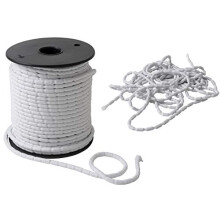 Lead Weight Tape for Curtains – Lead Braid 100 G/MT – Made in Italy – 5 Meters – Leaded Rope Wire for Curtains, Drapery, Fabrics, Nets –