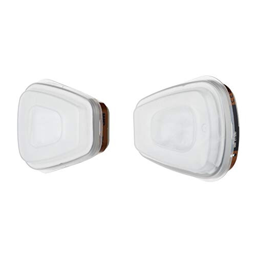 3M Spray Paint Filters 6002 CR, A2P2, 1 Kit, White 2