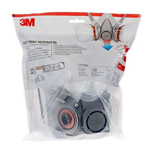 3M Spray Paint Filters 6002 CR, A2P2, 1 Kit, White 1