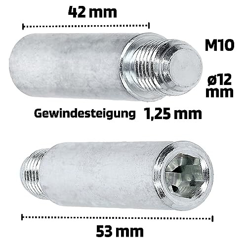 Brake Guide Pin M10 x 1.25 mm 01477L-2 2