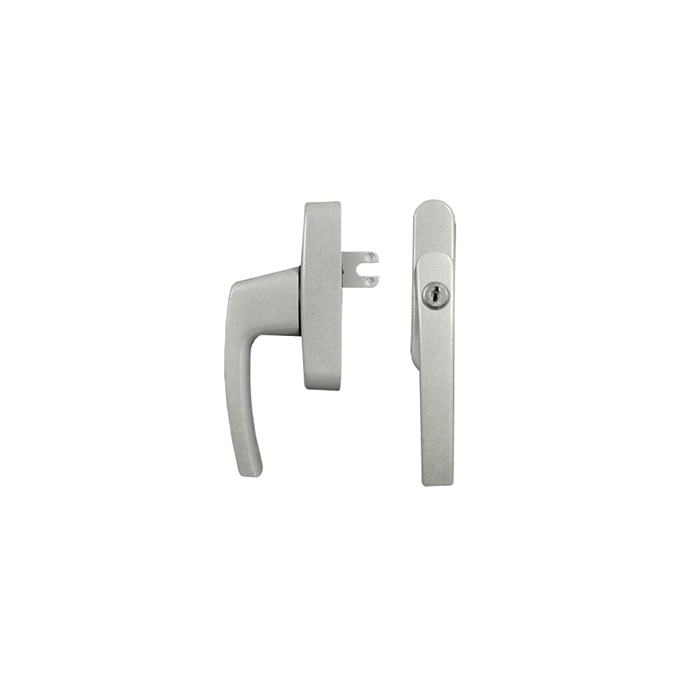 Roto Siegenia Si Aubi Alu500 Aluminium Tilt Turn Window Handle Replacement Fork & Blade (Silver) 7426983221585