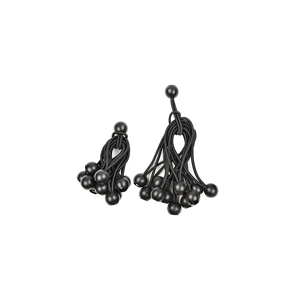 40 Pcs Ball Bungee Cords, Bungees Balls, Tarpaulin Bungee Balls, Elasticated Tarpaulin Rope, Tarpaulin Straps, Tarp Bungee Cord, For Fixed Banner, 722794284878