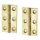 BH05987 (2 Pcs) 75mm (3 inch) Solid Brass Butt Hinge - Pack of 2 Pieces 1