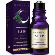Sleep Well Roll On Essential Oil Anti Stress Calming Aromatherapy Stick Blend Lavender Oil Bergamot Frankincense Destress Relaxation Stress Gifts for