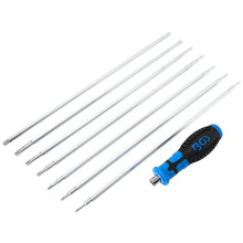 2326 | Screwdriver Set with interchangeable Blades | T-Star (for Torx) / T-Star tamperproof (for Torx) | 8 pcs.