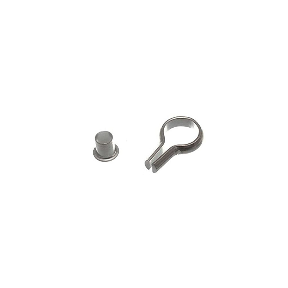 Bh04391 (20 Pcs) Banjo Style Bookcase Socket And Stud, Nickel Plated Steel 6Mm - Pack Of 20 Pieces 5013249387332