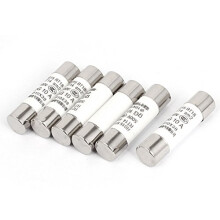 AC 500V 10A RO15 RT18 RT14 10x38mm Cylindrical Ceramic Tube Fuses 6pcs