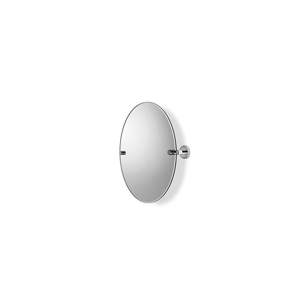 QM541041 Metra Wall Mounted Tilt Mirror , Chrome , 9.8 x 45.8 x 45.8 cm