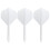 Zero Stress Flight System - Standard White - Dart Flights Long 1