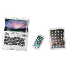 Mini Laptop Toy + Mini Tablet + Mini Phone 1/12 Doll House Accessories for Barbie Laptop Barbie Phone Doll House Decoration