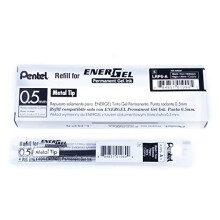 0.5 mm EnerGel Permanent Ink Refills - Black Ink (Pack of 12 Refills), LRP5-AX