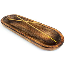 Wooden Incense Stick Holder Boat Shaped Made by Rosewood