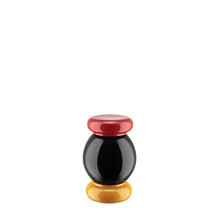 ES18 Salt, Pepper and Spice Grinder in Beech-Wood, 100 Values Collection, red,Yellow,Black