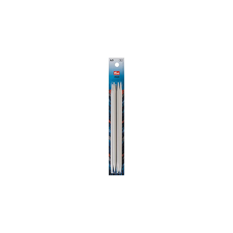 218646 Knitting Needles KST 20 cm 6.50 mm Grey Plastic 6.5 mm