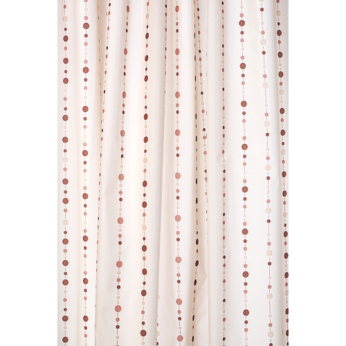Croydex Dotty Textile Shower Curtain,1800 x 1800mm 1
