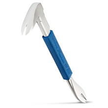 Pro Claw Nail Puller - 10.6" Pry Bar with Forged Steel Construction & No-Slip Cushion Grip - PC250G