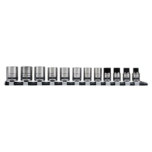 Sealey AK2741B 12pc 3/8"Sq Drive Lock-On Socket Set - Black Series 2