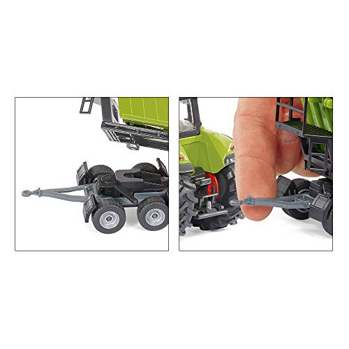 Traktor med frontlæsser, trailer og tipvogn 1
