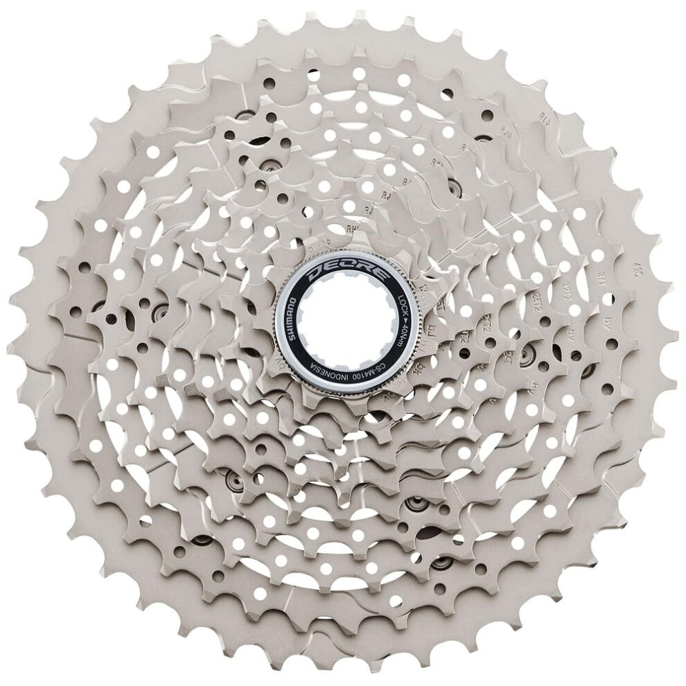 Shimano Deore Cs-M4100 Deore 10-Speed Cassette, 11-46T