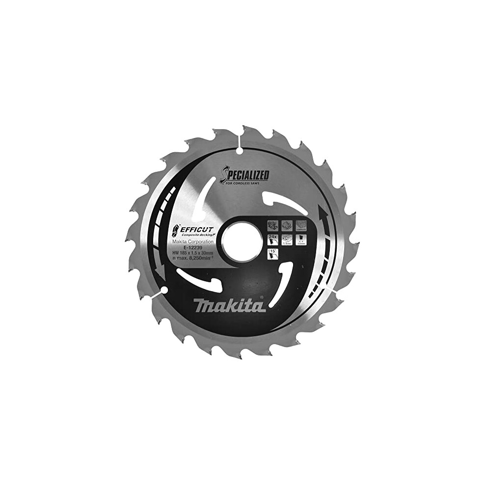 E-12164 Efficut TCT Saw Blade 185 X 30 X 24T