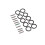 10 x Replacement Pin and O-Ring for 1/2" Impact Socket Scaffolders 1