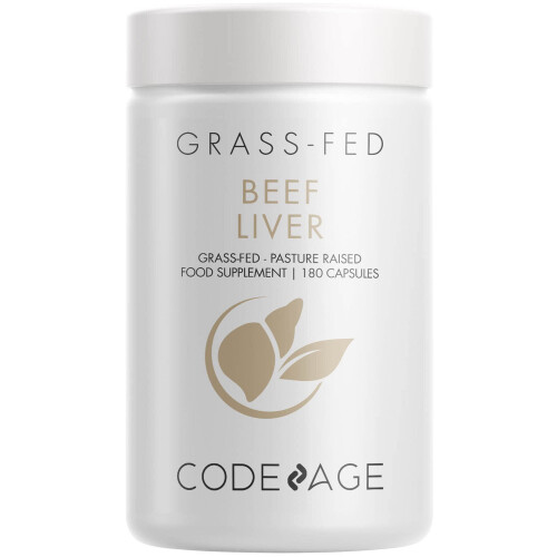 Codeage, Grasgefütterte Rinderleber, 180 Kapseln