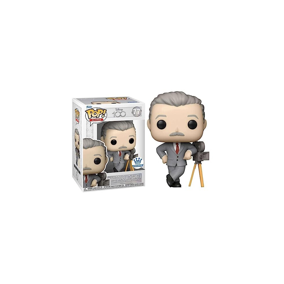 Disney Pop! 100th - Walt Disney with Camera Exclusive