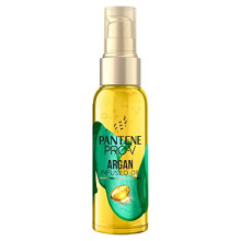 Pro-V Smooth & Silky Hair Oil with Argan Oil without Rinse, for Unruly Hair, Hair Care Shine, Hair Treatment, Hair Care Dry Hair, Beauty, 100 ml