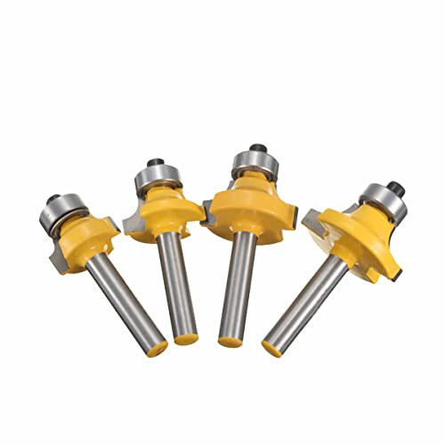 1/4 Inch Shank Round Over Edging Router Bit Set Corner Rounding Edge ...