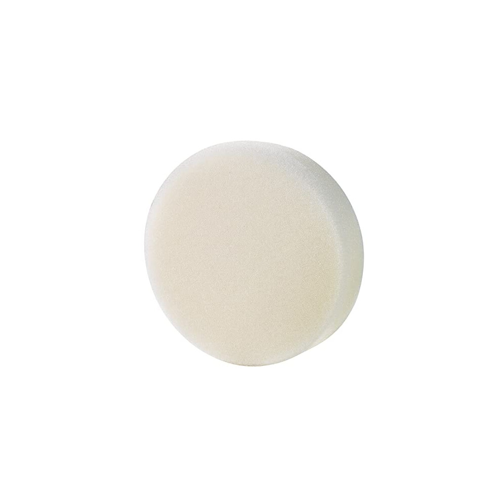 07579 Medium-Light Polishing Pad, 125mm, White