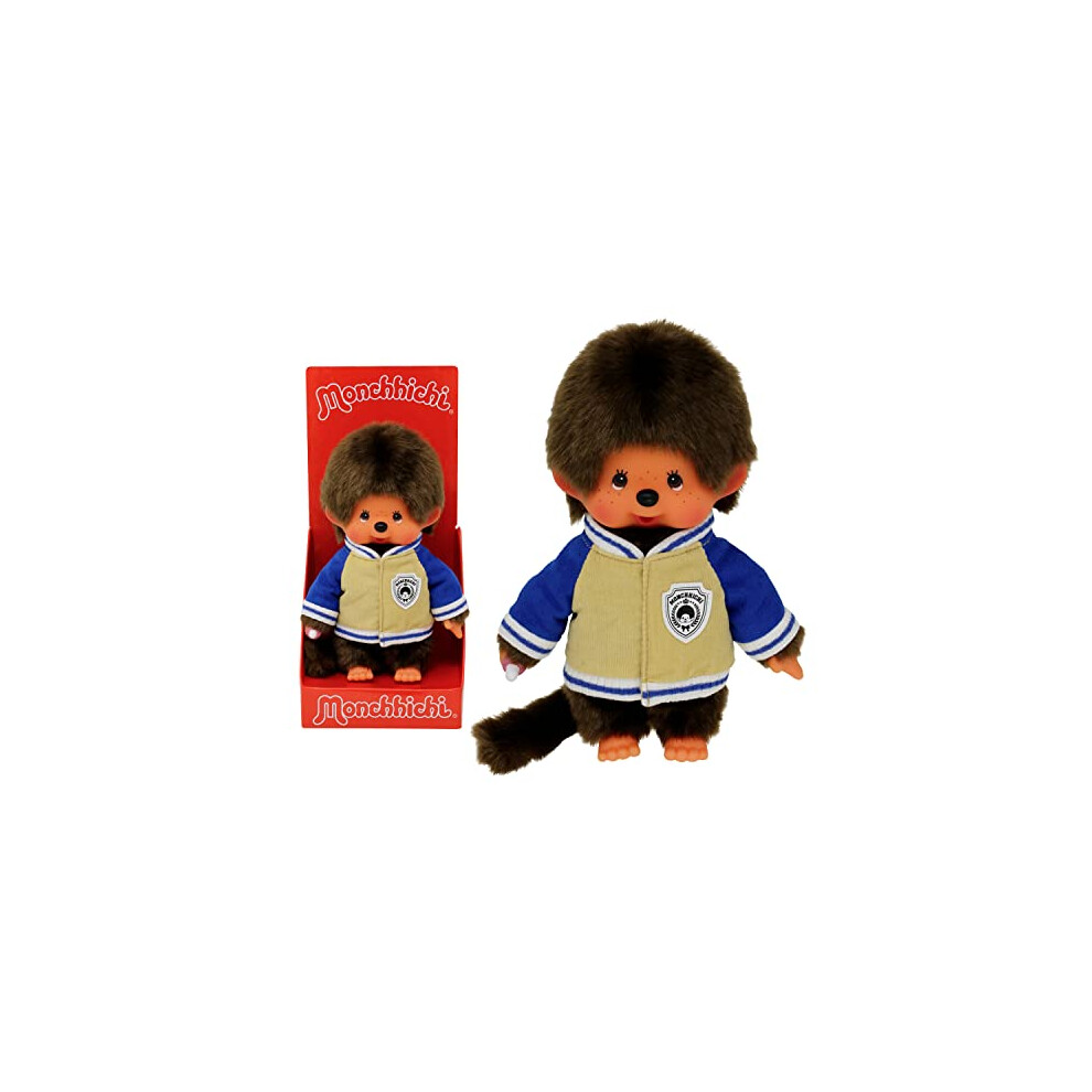 - Monchhichi - Monchhichi teddy jacket plush - Iconic 80s plush toy - 20 cm plush toy for children and adults - SE42223