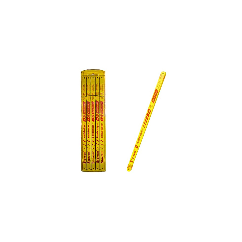 Bi-Metal Hacksaw Blades - KBS1224-50 Unique Safe-Flex HSS Hand Saw 300mm 24 TPI Cutting Edge - For Non-ferrous Metals, Stainless Steel, Pipes,