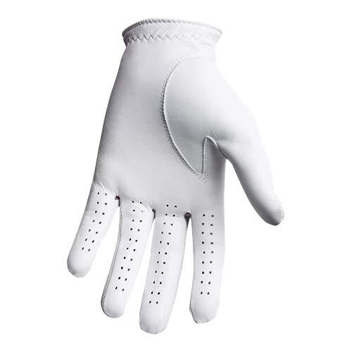 Footjoy CabrettaSof Men's Golf Glove,White,XL 1
